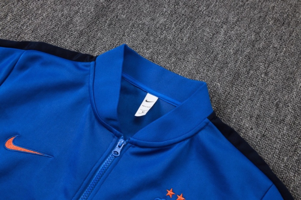 2026/27 France Colorful Blue Jacket Training Suit Set