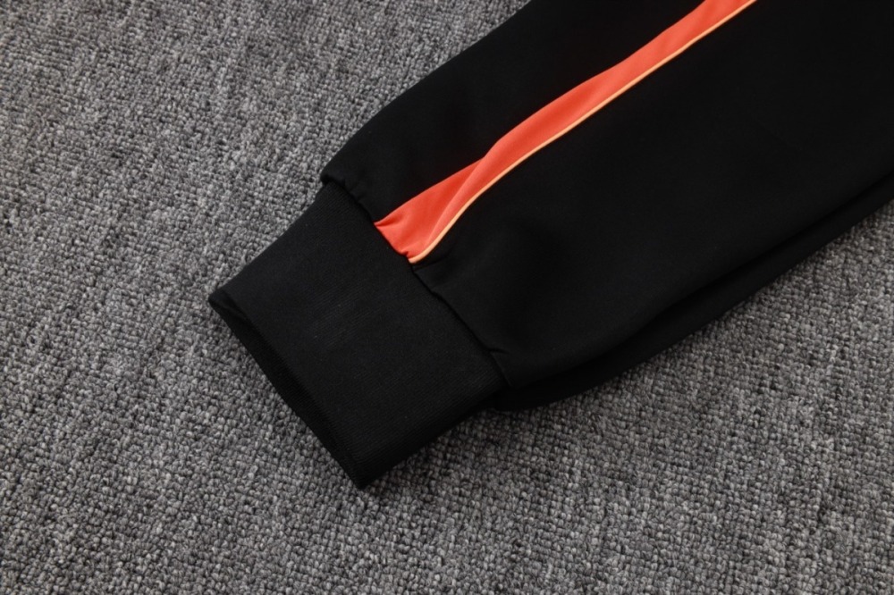 2026/27 Netherlands Black Jacket Training Suit Set
