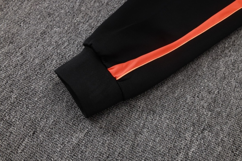 2026/27 Netherlands Black Jacket Training Suit Set