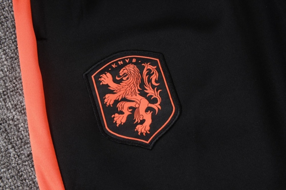 2026/27 Netherlands Black Jacket Training Suit Set