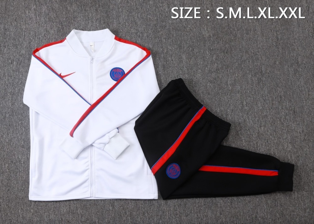 2026/27 PSG White Jacket Training Suit Set