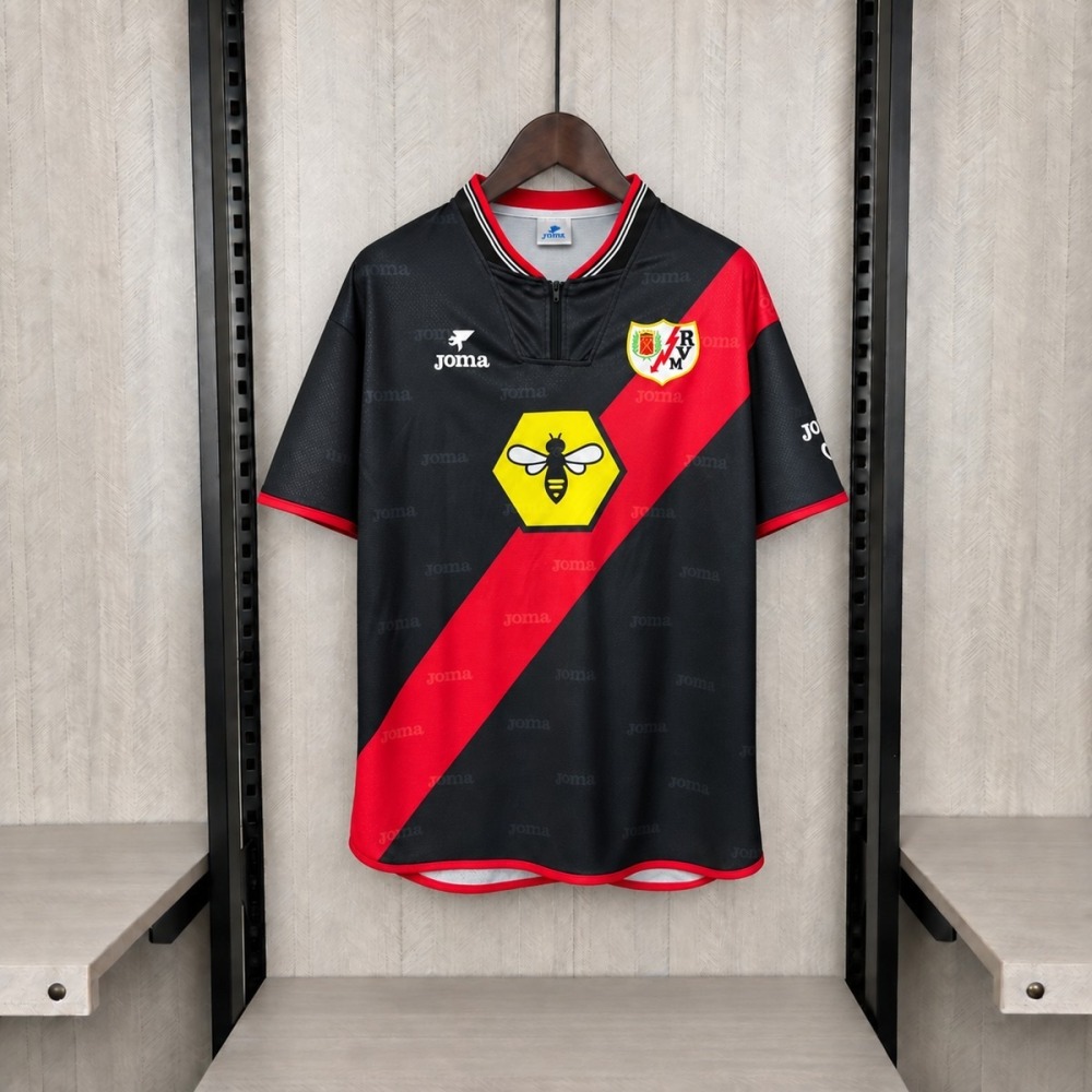 Retro Rayo Vallecano 2000/01 UEFA Cup Away Jersey FanVersion