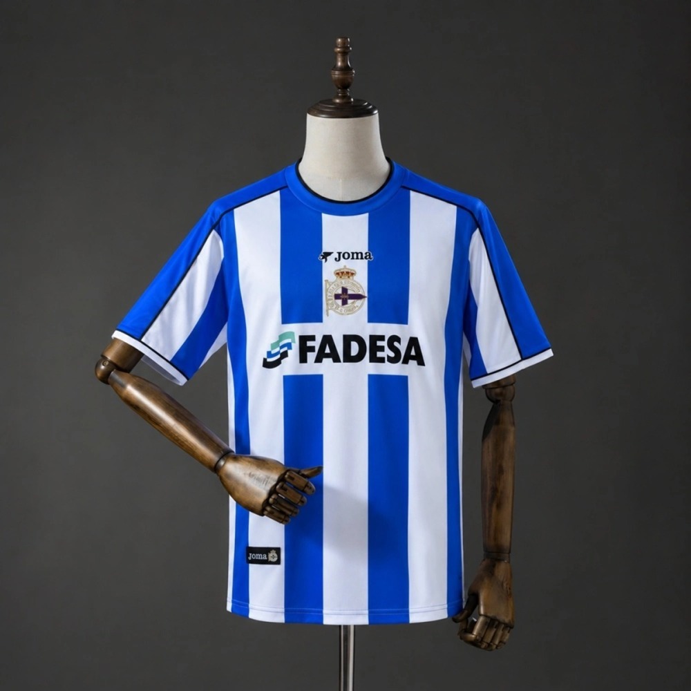 Retro Deportivo La Coruna 2002/03 Home Jersey Fan Version