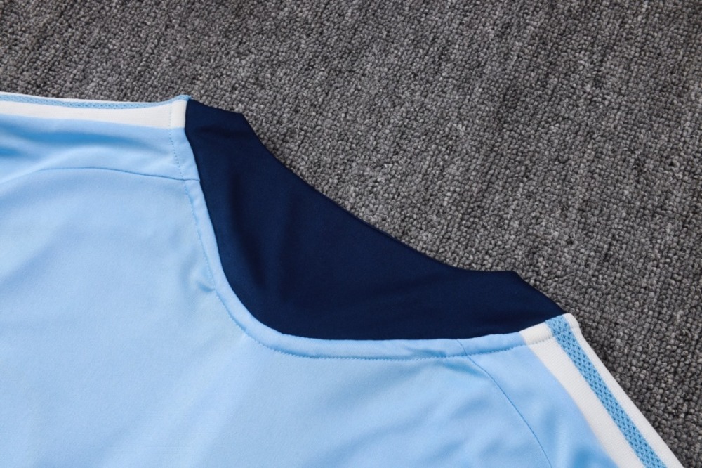2026/27 Ajax Light blue Long-sleeved half-pull training kit