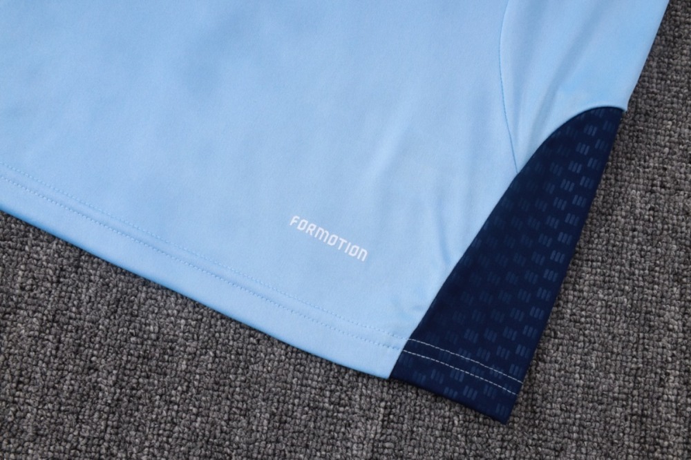 2026/27 Ajax Light blue Long-sleeved half-pull training kit
