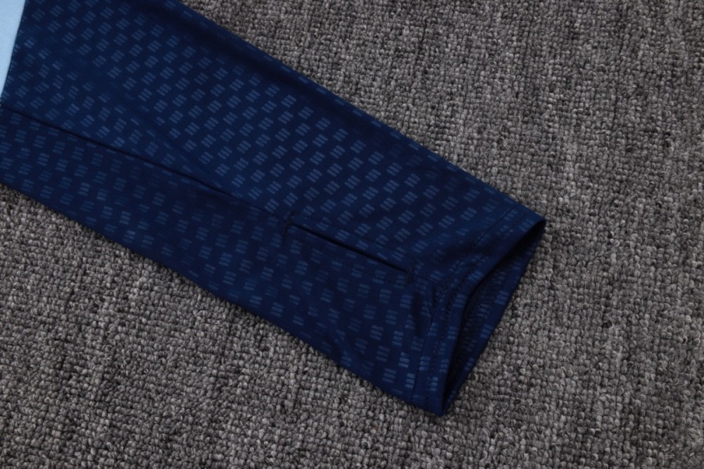 2026/27 Ajax Light blue Long-sleeved half-pull training kit