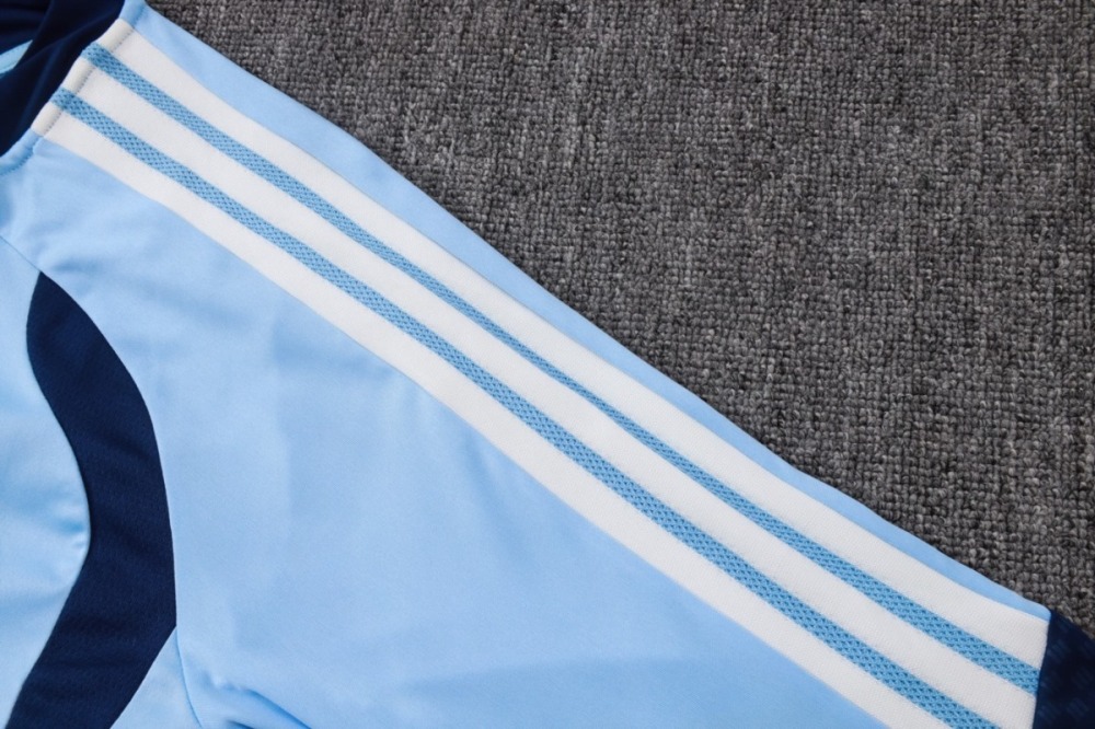 2026/27 Ajax Light blue Long-sleeved half-pull training kit