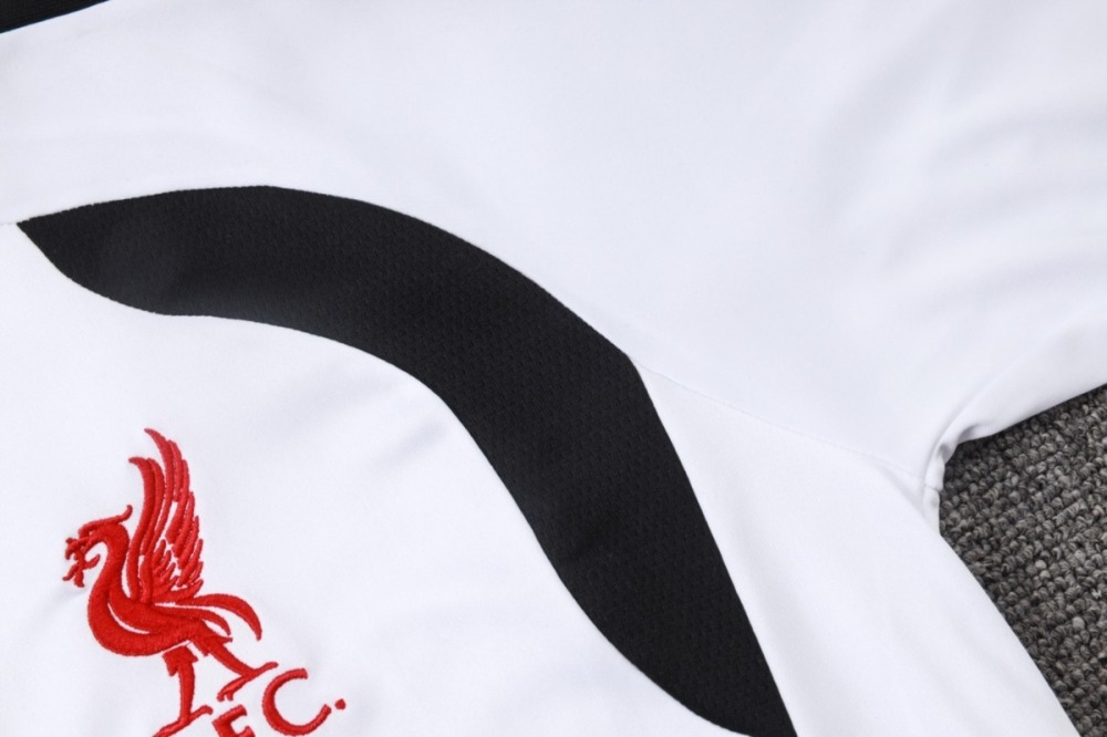 2026/27 Liverpool White Long-sleeved half-pull trainingkit