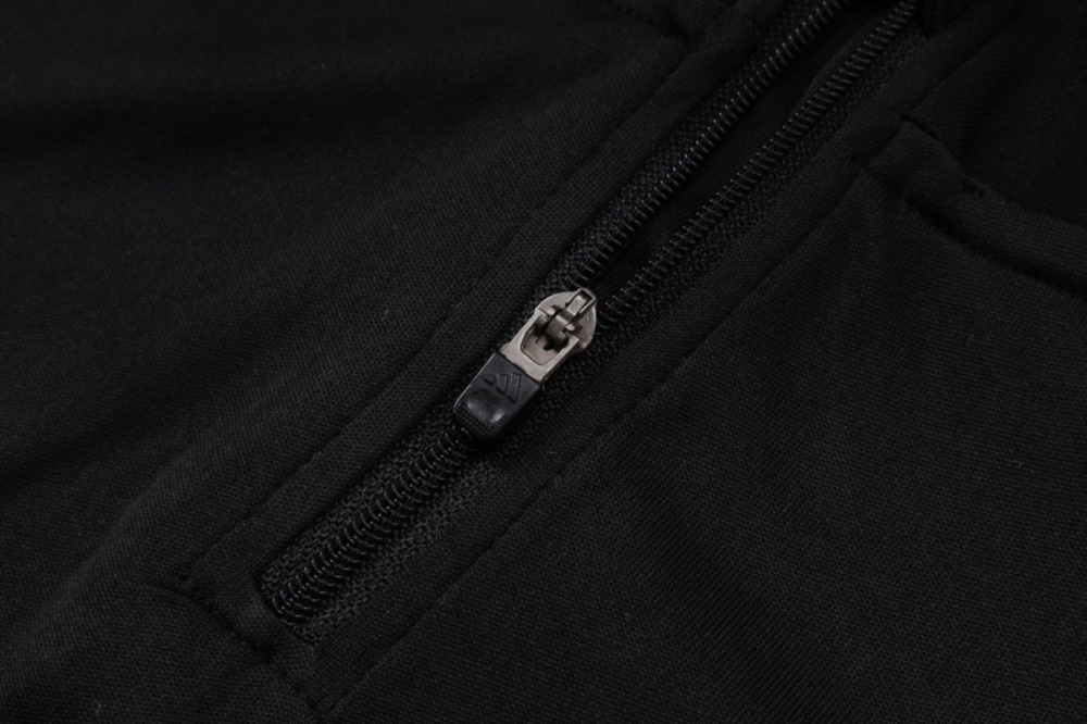 2026/27 Spain Black Long-sleeved half-pull training kit