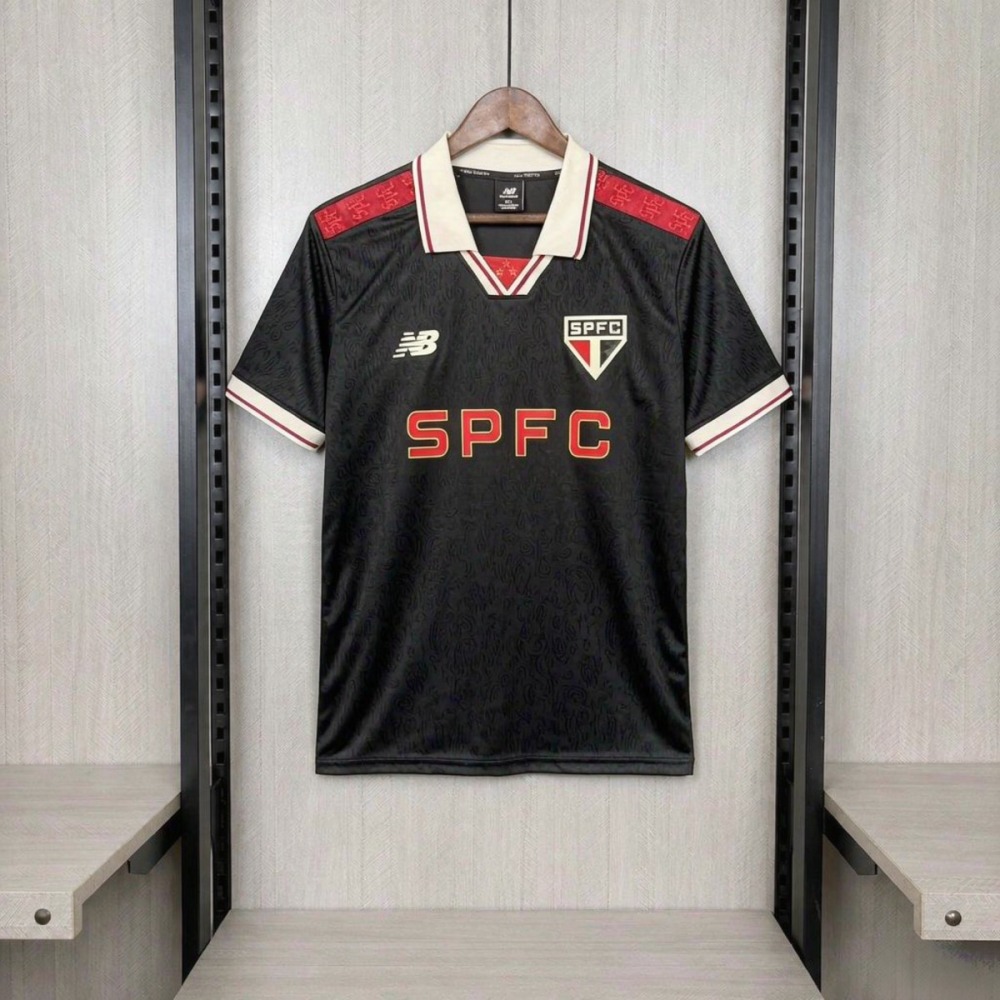 2026/27 Sao Paulo Culture Black Jersey Fan Version