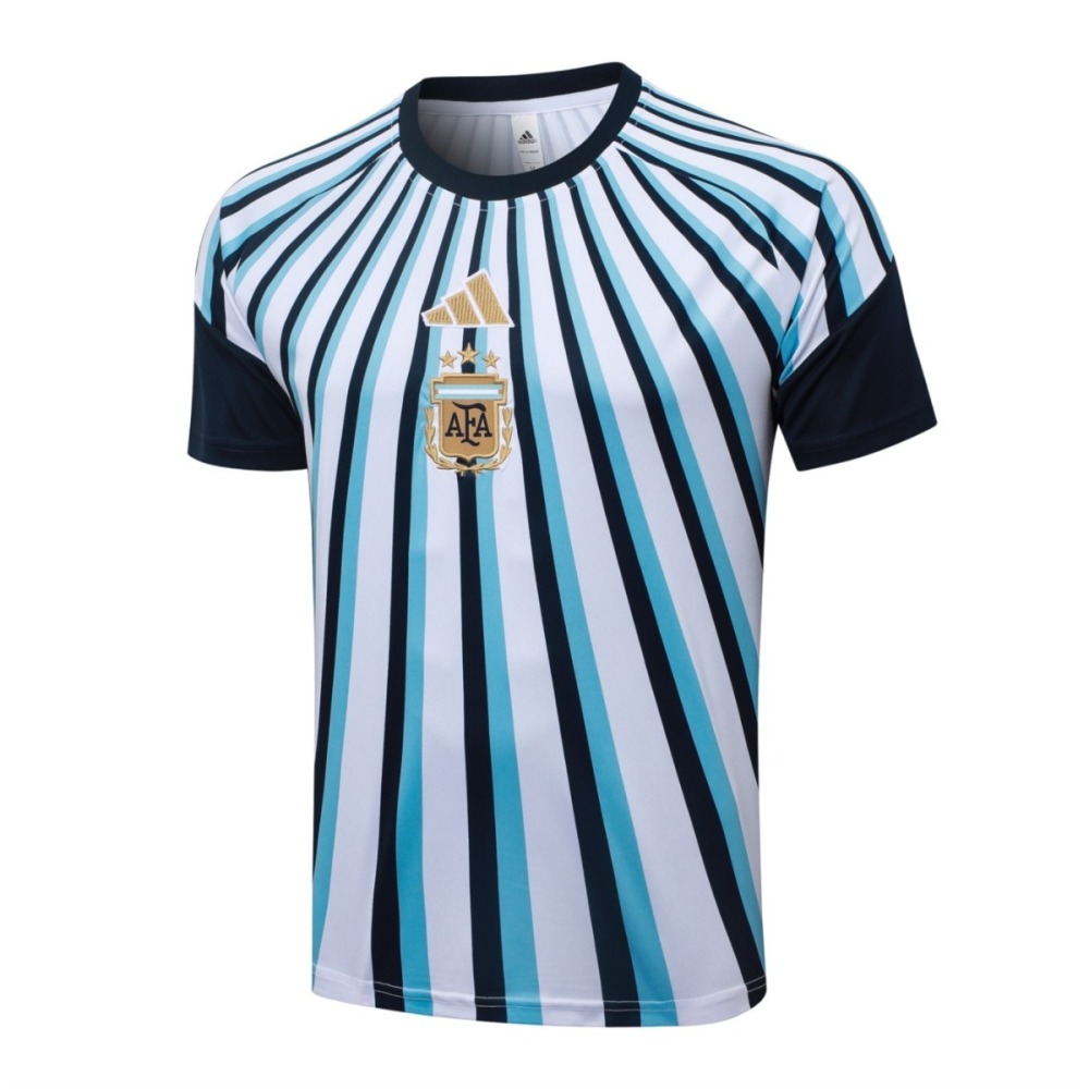 2026/27 Argentina White Blue Training Set Shirt and Shorts
