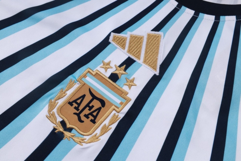 2026/27 Argentina White Blue Training Set Shirt and Shorts
