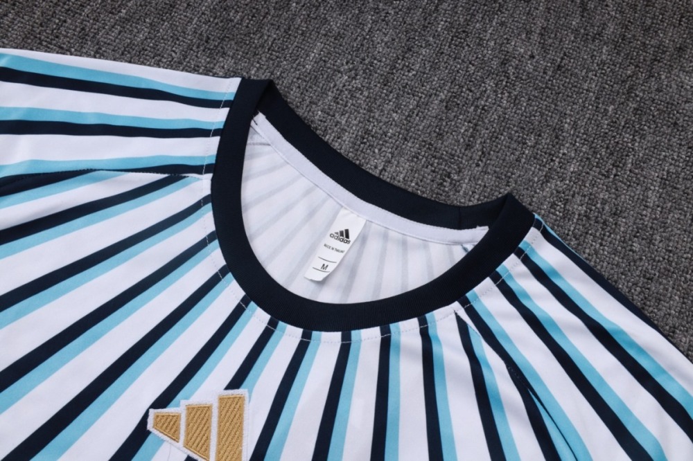 2026/27 Argentina White Blue Training Set Shirt and Shorts