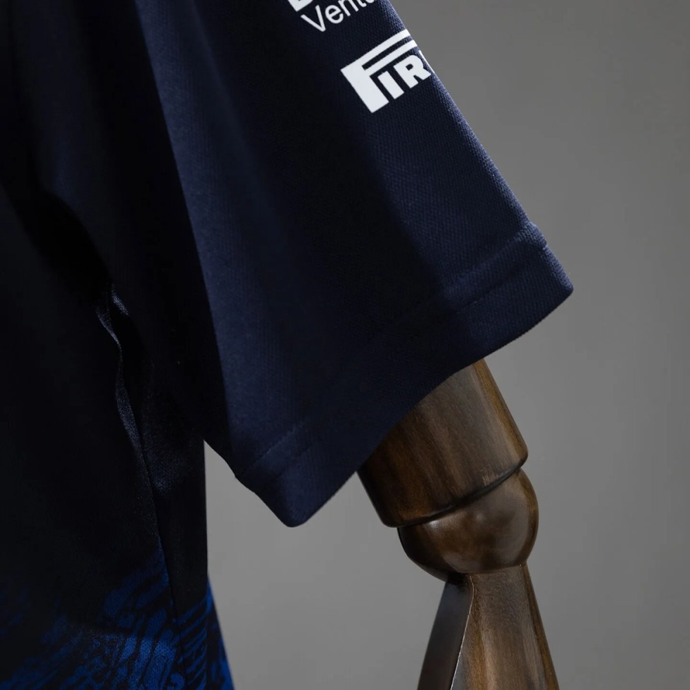 F1 Racing Atlassian Williams 2026 Black Line Tech POLO
