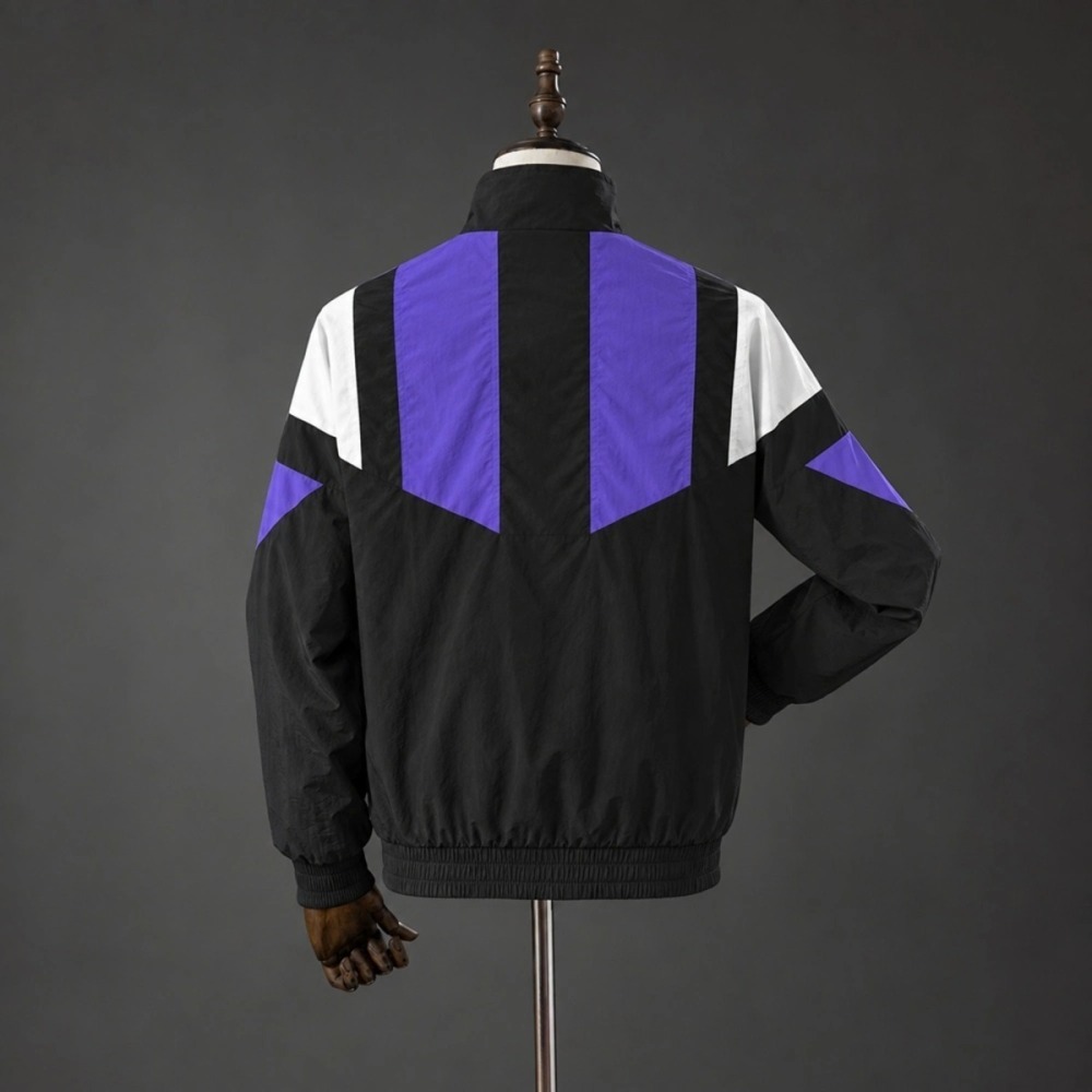 2026 Real Madrid EQT Track Black Jacket Windbreaker