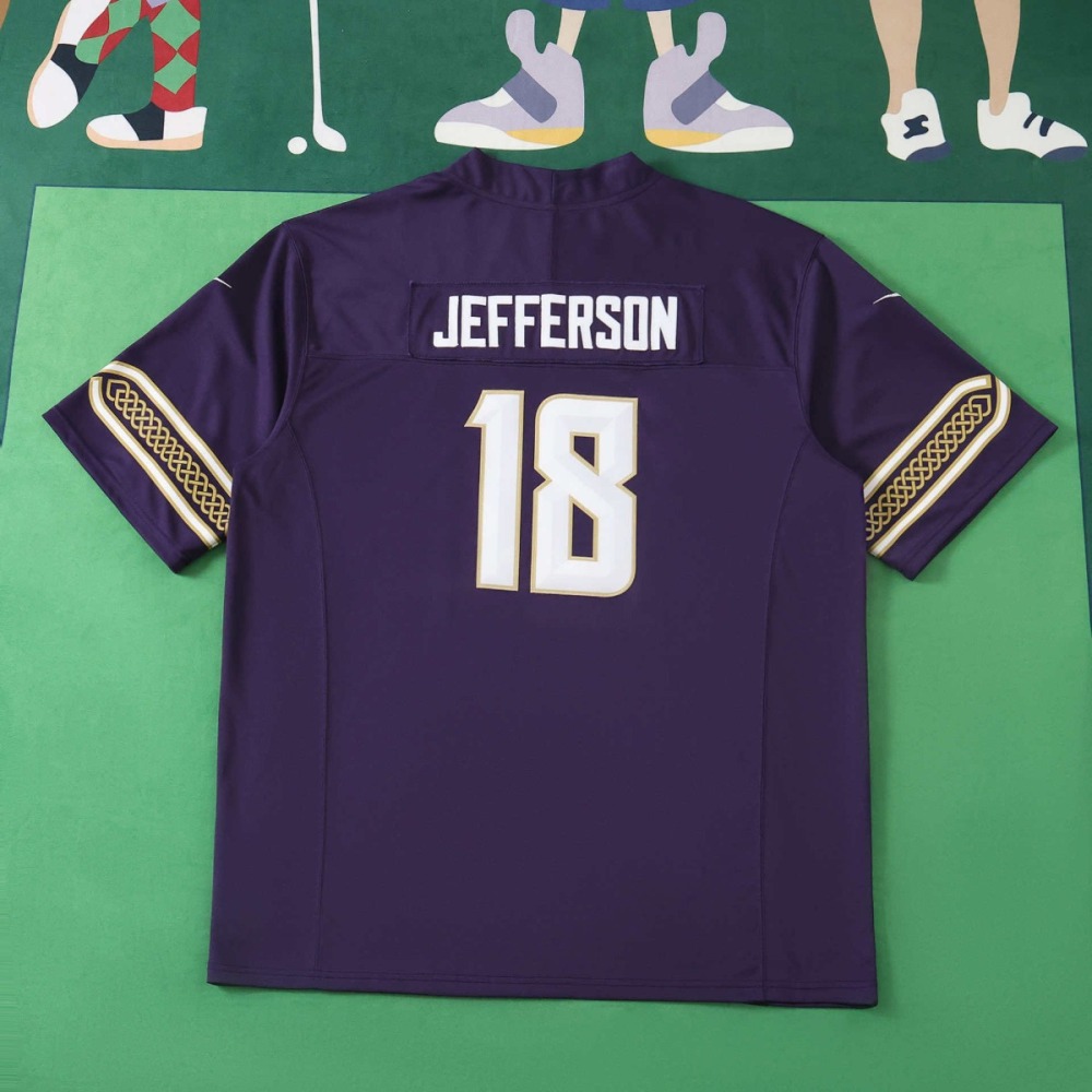 NFL 2026 Minnesota Vikings Purple Jeysey JEFFERSON#18