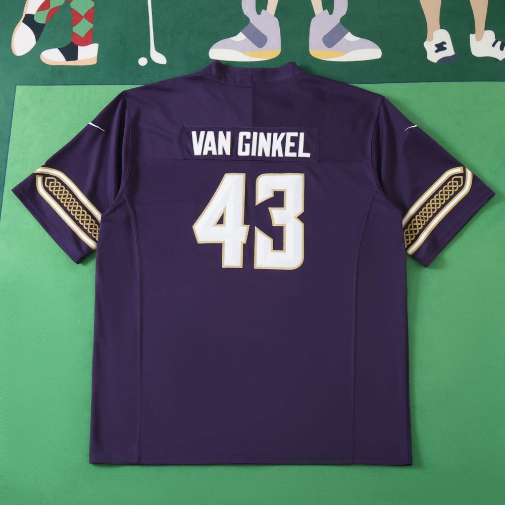 NFL 2026 Minnesota Vikings Purple Jeysey VANGINKEL#43