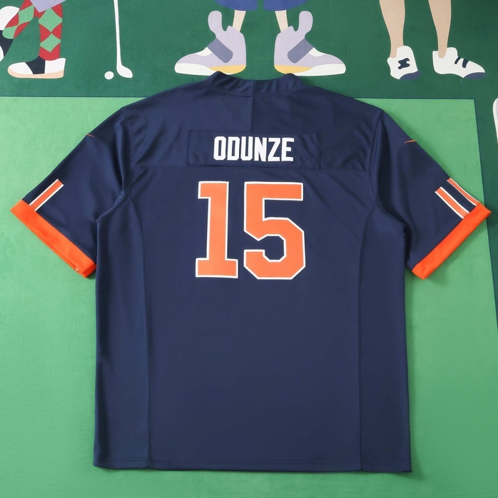 NFL Chicago Bears 2026 Deep blue Jeysey ODUNZE#15
