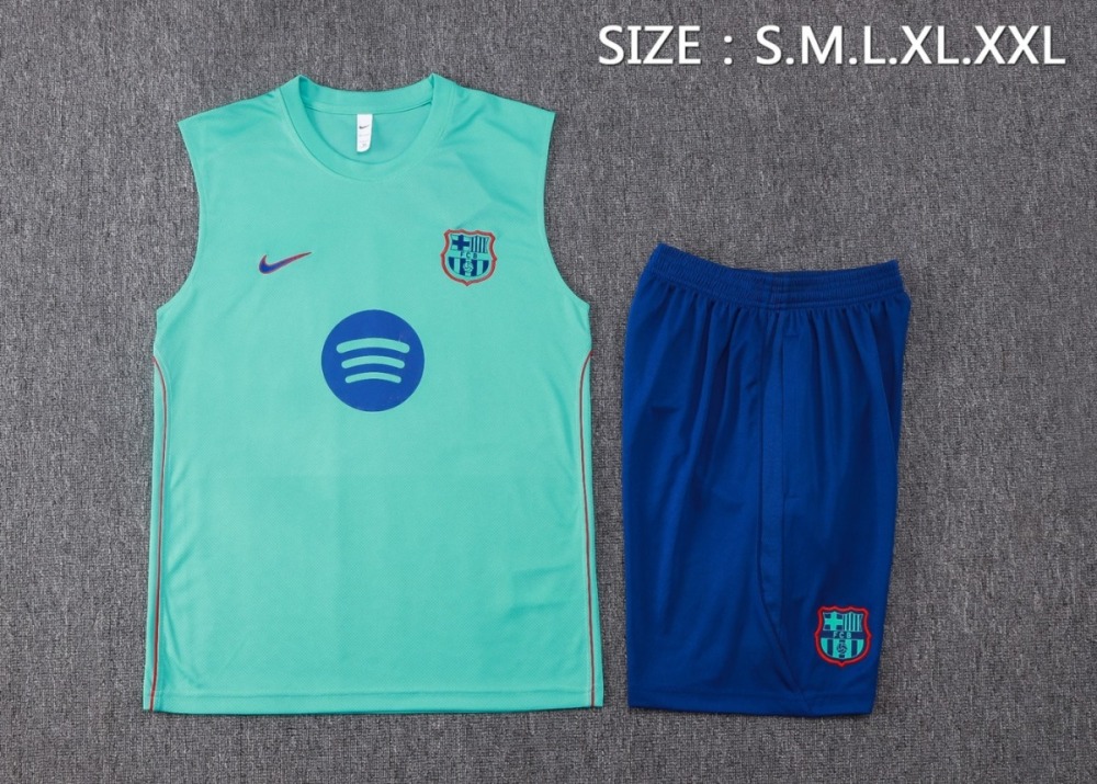 2026/27 Barcelona Light blue Training Set Shirt and Shorts