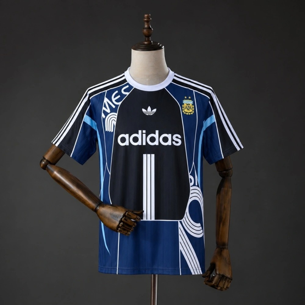 2026 Argentina OG Retro Style Black Jersey Fan Version