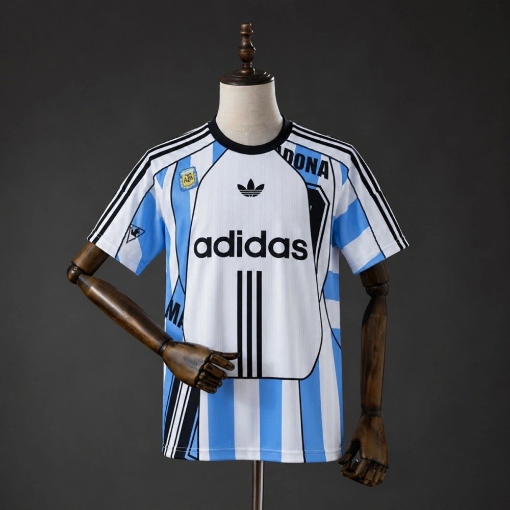 2026 Argentina OG Retro Style White Jersey Fan Version