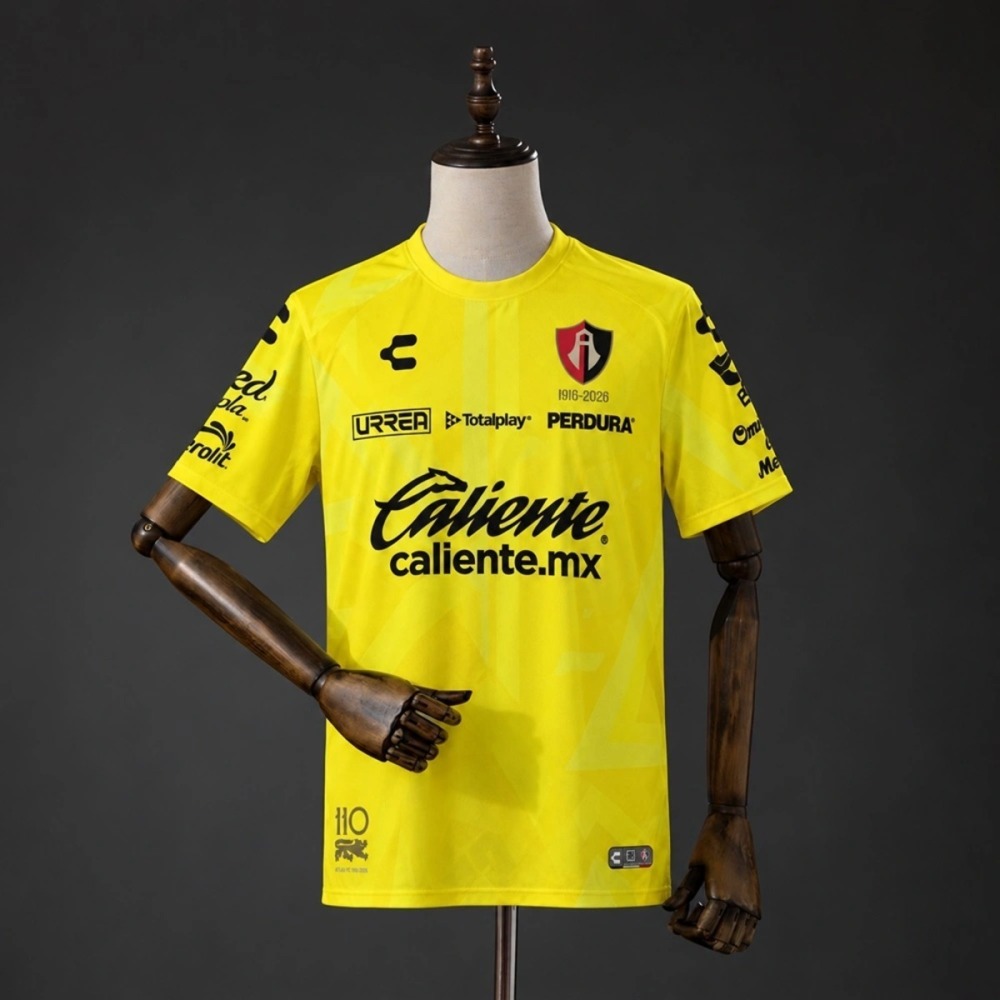 2026/27 Atlas F.C. Goalkeeper Yellow Jersey Fan Version