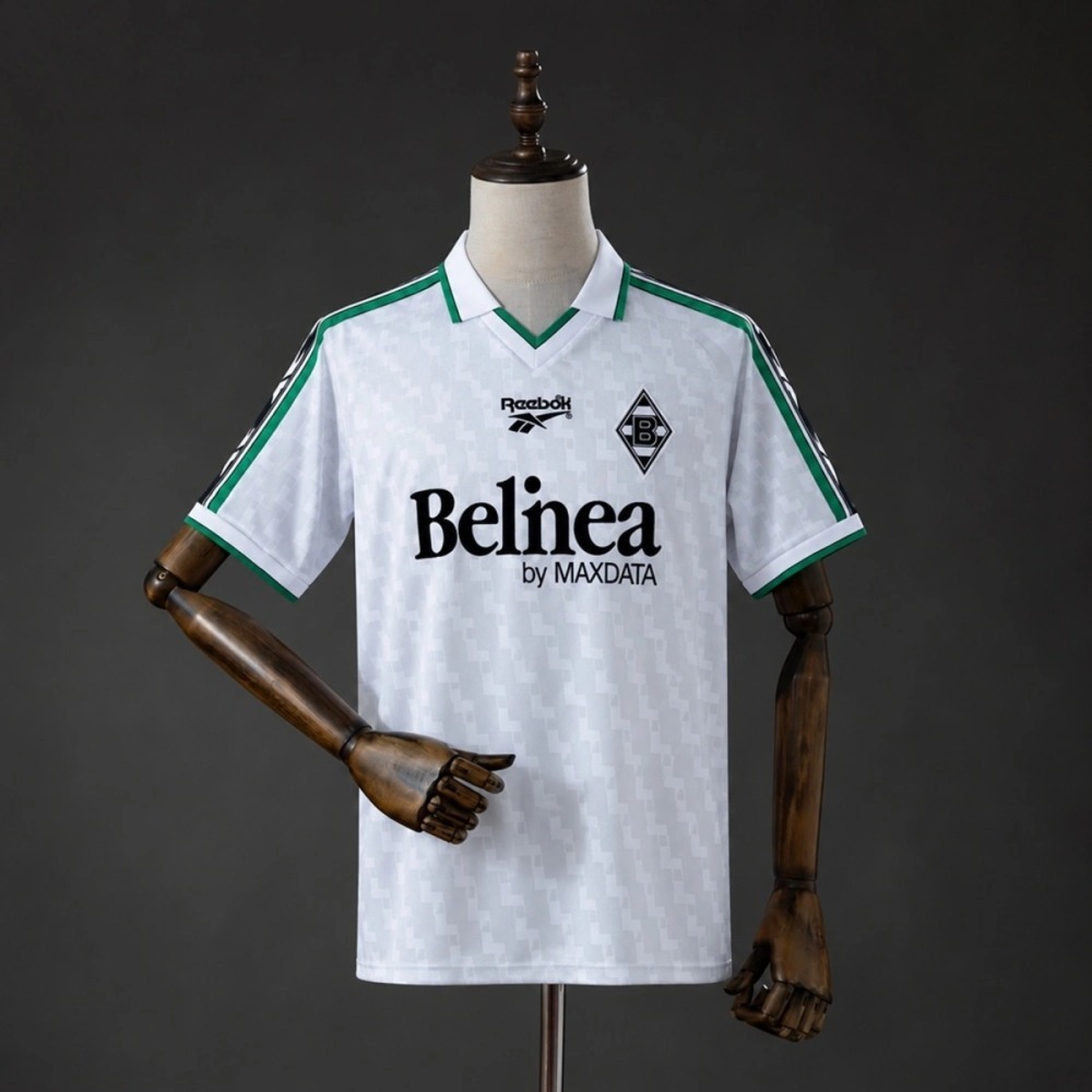 Retro Borussia Monchengladbach 1998/99 Home JerseyFan Version
