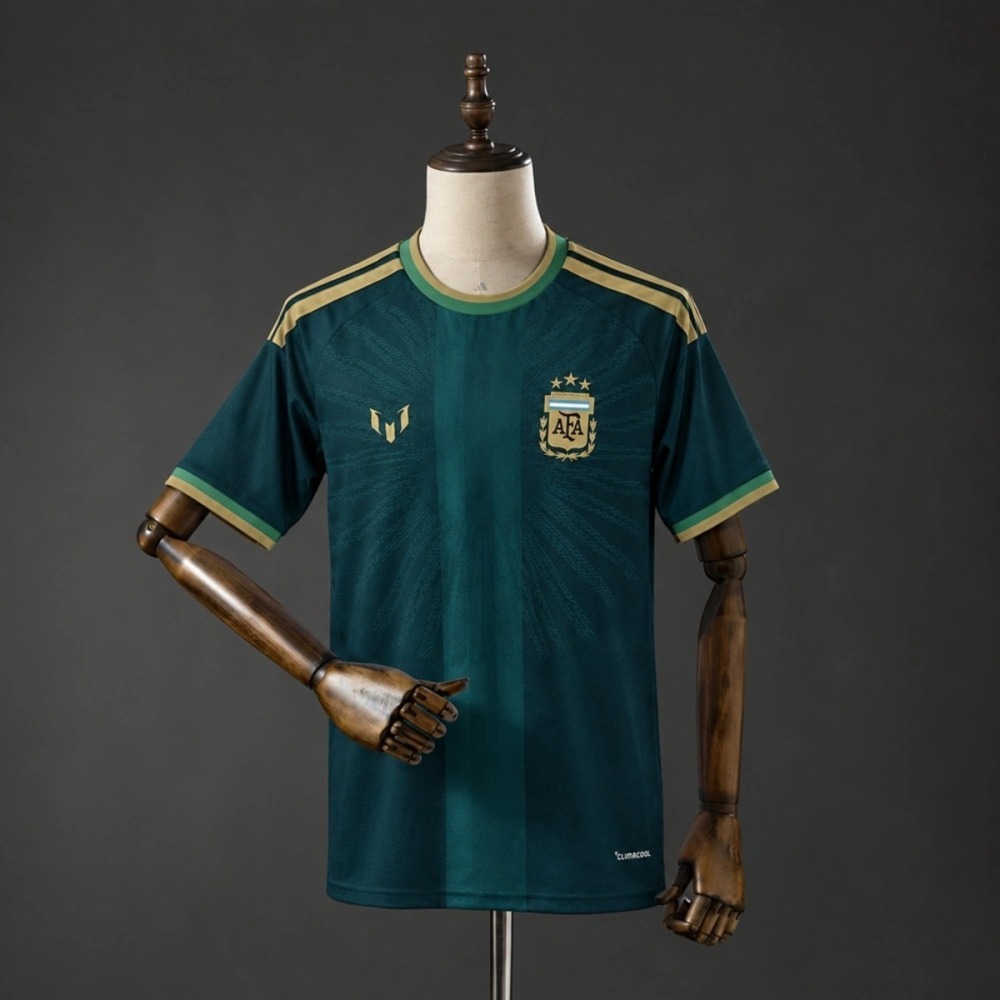 2026 Argentina Messi Farewell Green Jersey Fan Version