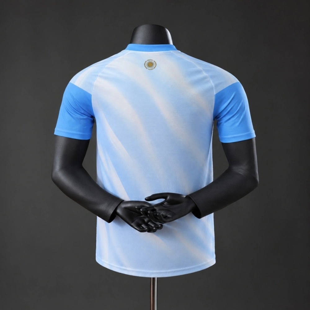 2026 Argentina Messi Farewell Pre-Match White Jersey Plaver Version