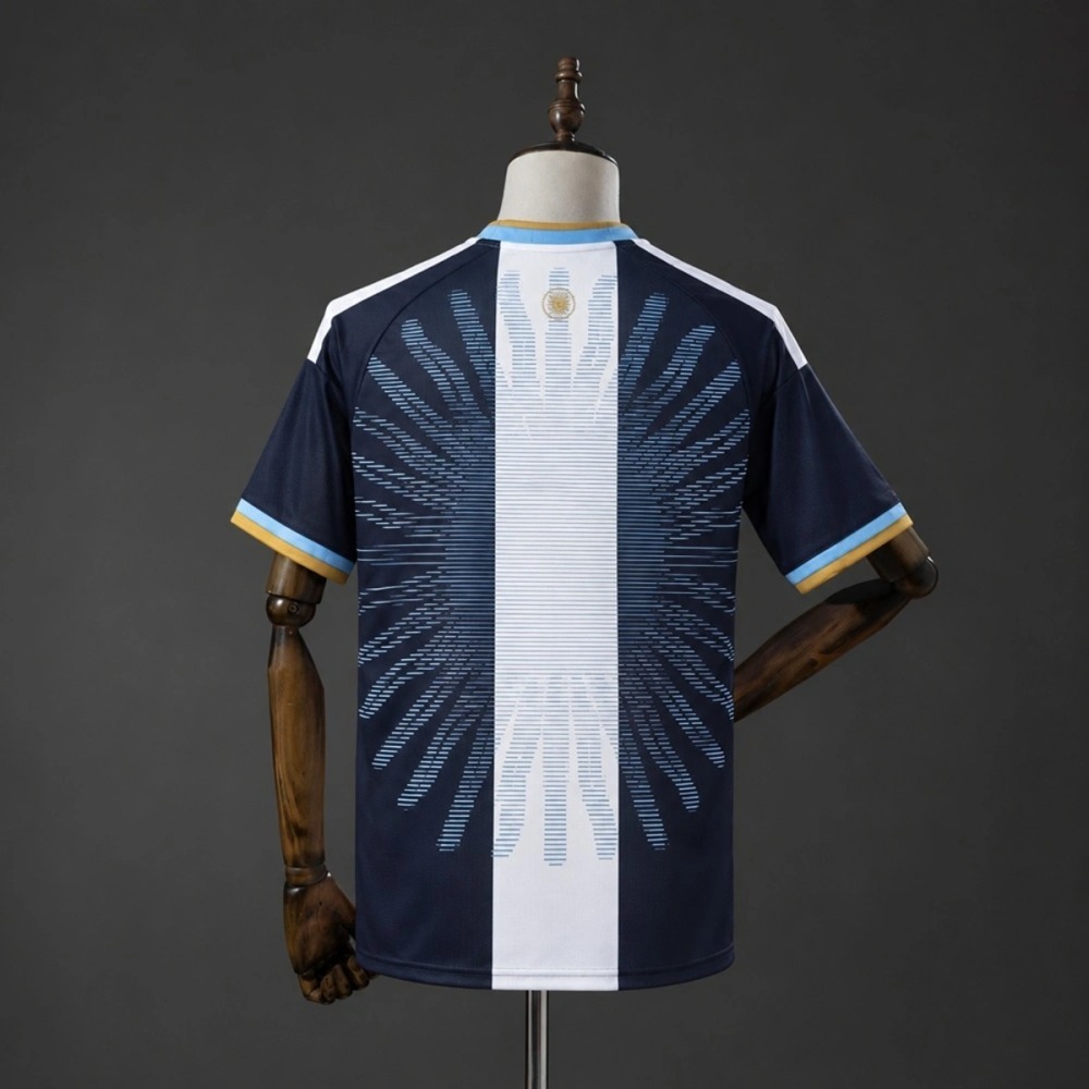 2026 Argentina Messi Farewell Royal Blue Jersey Fan Version