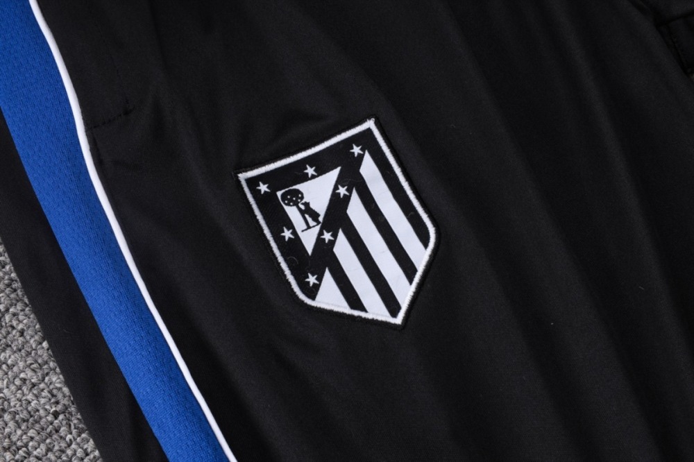 2026/27 Atletico Madrid Green Long-sleeved half-pulltraining kit