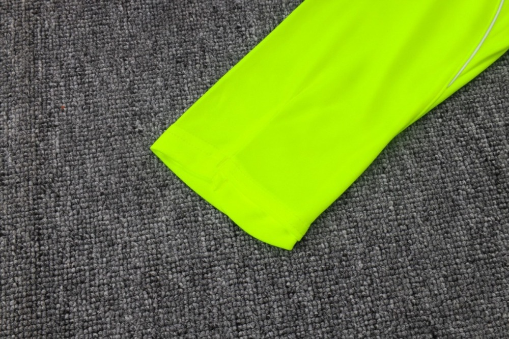 2026/27 Atletico Madrid Green Long-sleeved half-pulltraining kit
