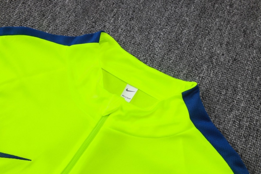 2026/27 Atletico Madrid Green Long-sleeved half-pulltraining kit