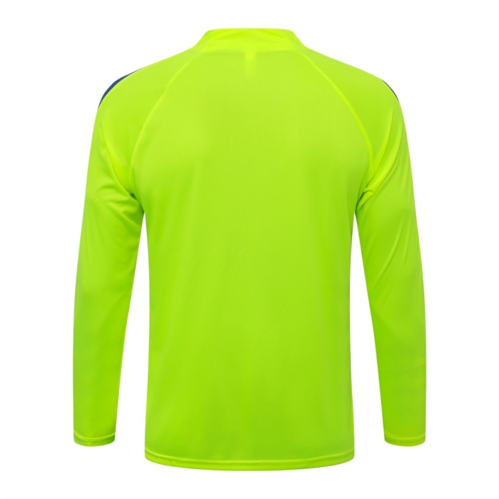2026/27 Atletico Madrid Green Long-sleeved half-pulltraining kit