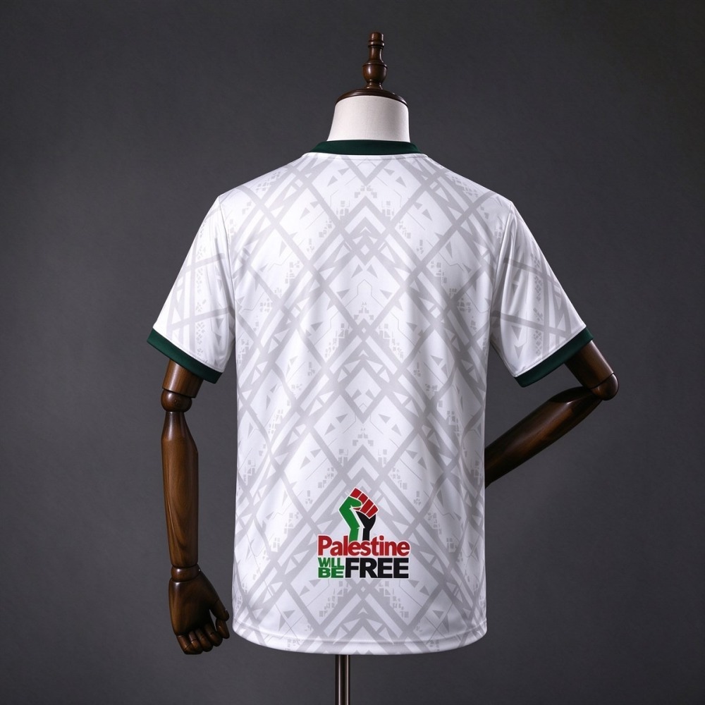 2025/26 CD Palestino White Jersey Fan Version