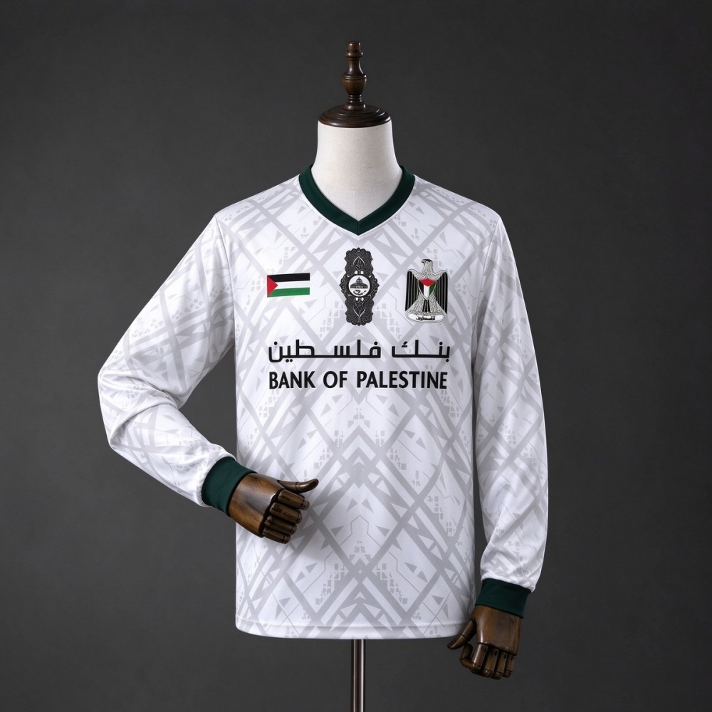 2025/26 CD Palestino White Jersey Fan Version