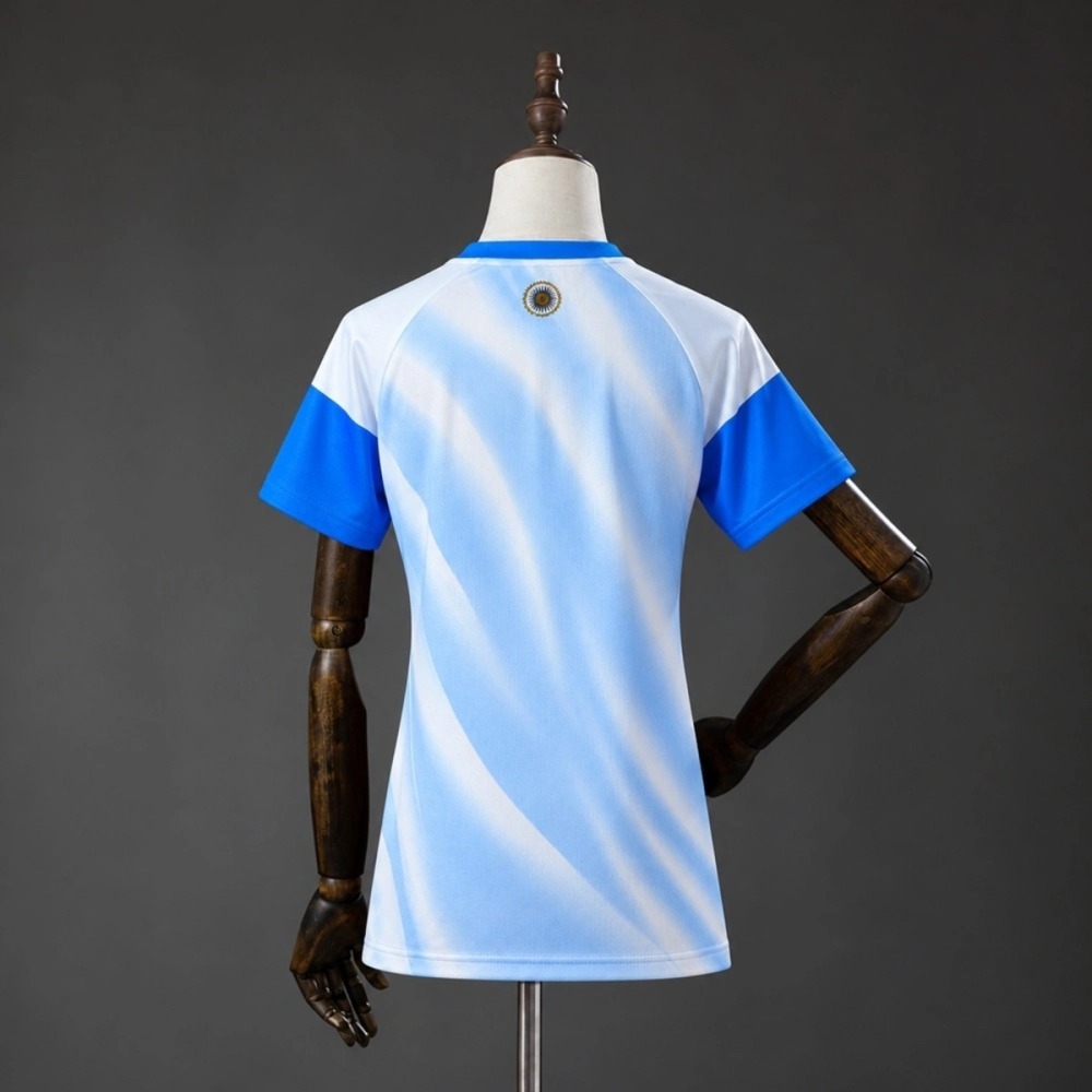 Women's 2026 Argentina Messi Farewell Pre-Match Whiteersey