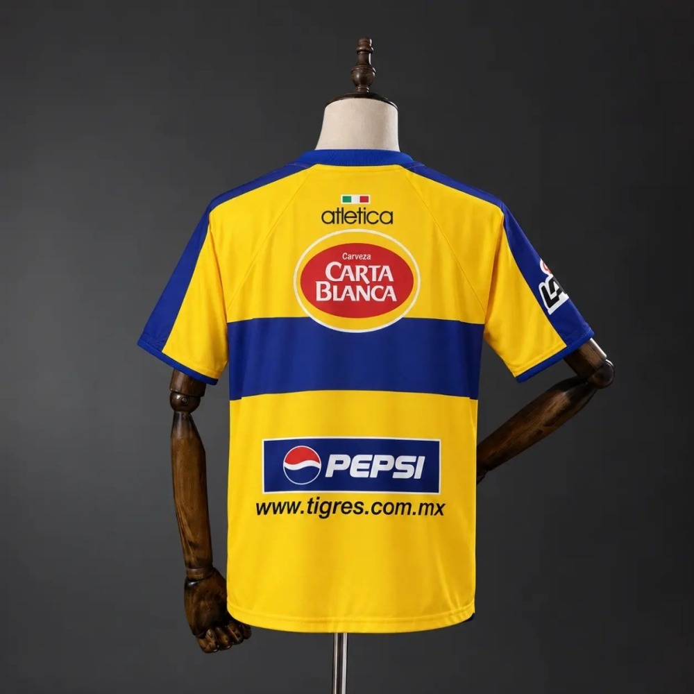 Retro Tigres UANL 2001/02 Home Jersey Fan Version