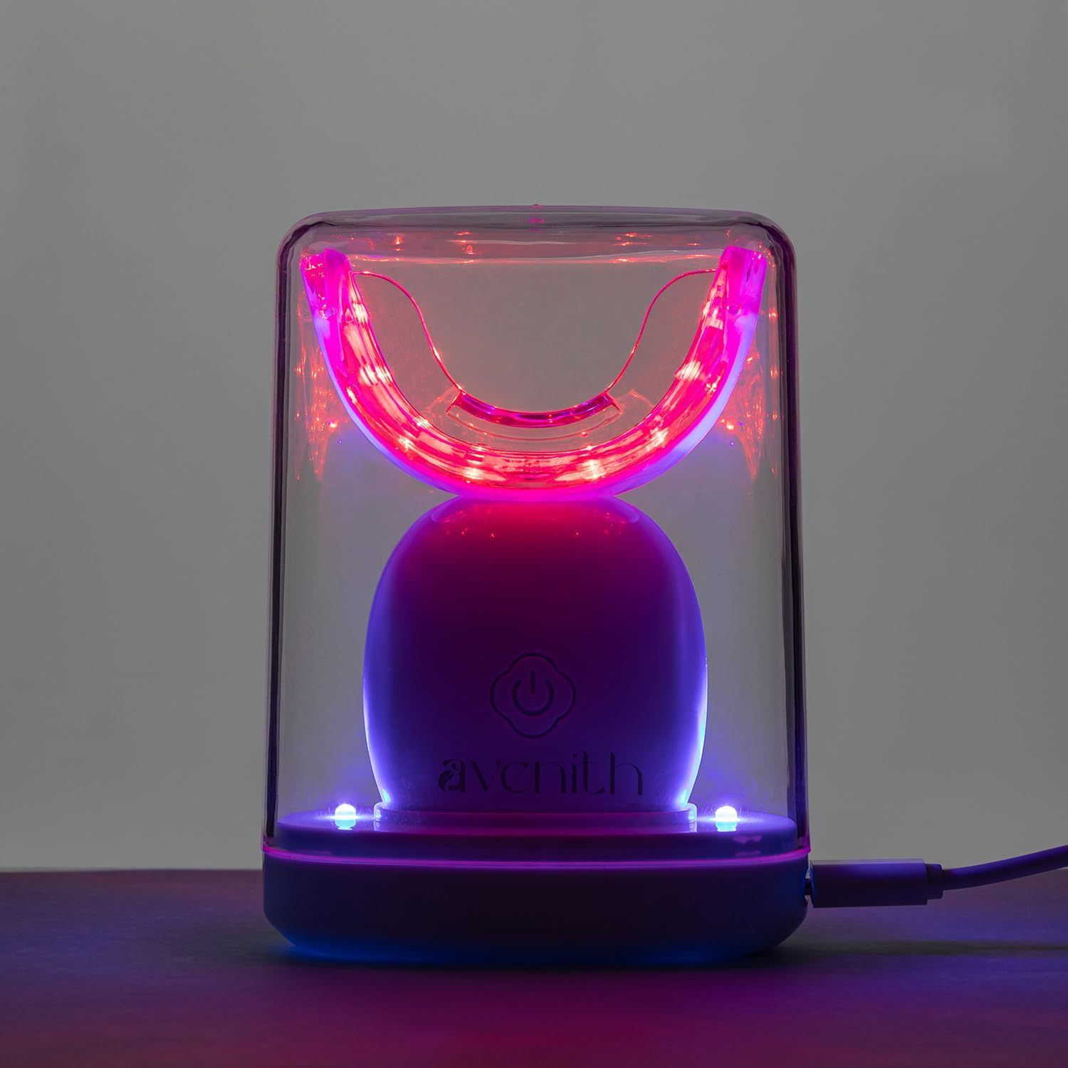 Infrared Red Light Therapy Device for Gu Powerful Portable 630nm & 850nm Near Infrared LED Light Lamp with USB Cable，Toothache Relief, Periodontal Light, Bleeding Gums, Gum Health