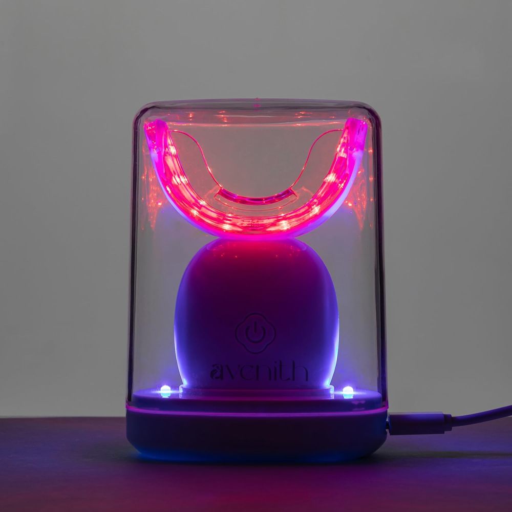 Infrared Red Light Therapy Device for Gu Powerful Portable 630nm & 850nm Near Infrared LED Light Lamp with USB Cable，Toothache Relief, Periodontal Light, Bleeding Gums, Gum Health