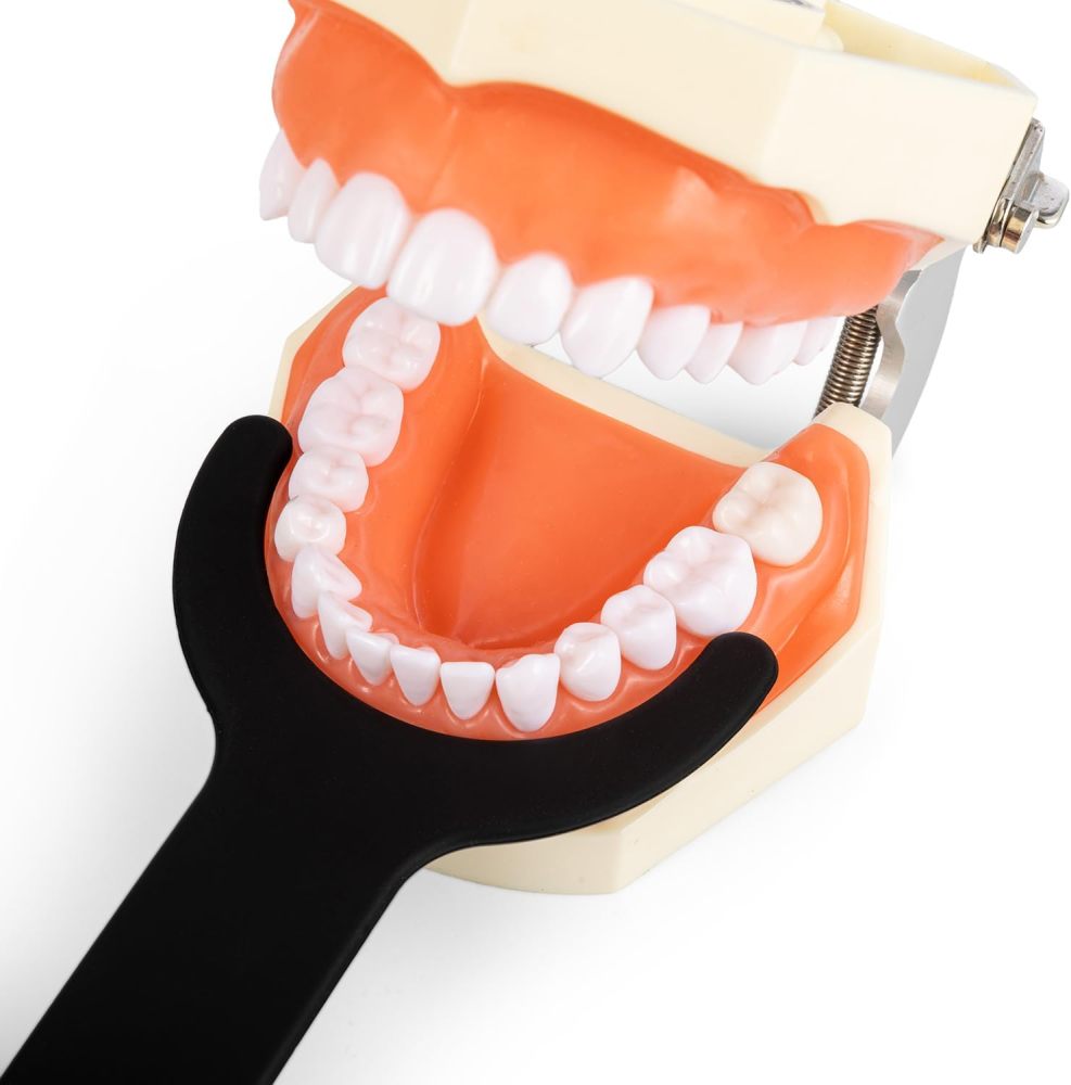 2 pcs Dental Photography Contraster Set  Black Silicone Intraoral Background Board