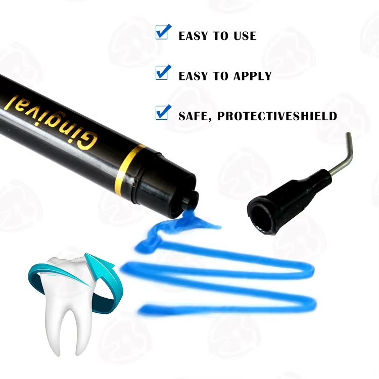 10PCS Dental Blanchiment Tooth Blue Gingival Gum Barrier Protection Gel for Teeth Whitening