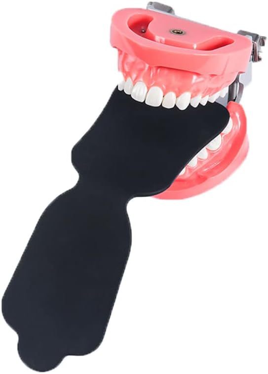 Silicone Soft Dental Background Photo Black Contrast Board Bendable Dental Photography Background Tooth Shooting Light-Absorbing Plate Type A