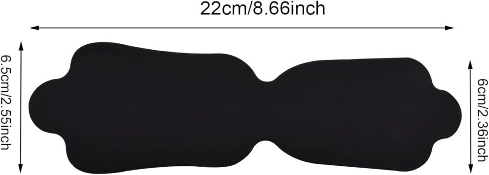 2 pcs Dental Photography Contraster Set  Black Silicone Intraoral Background Board