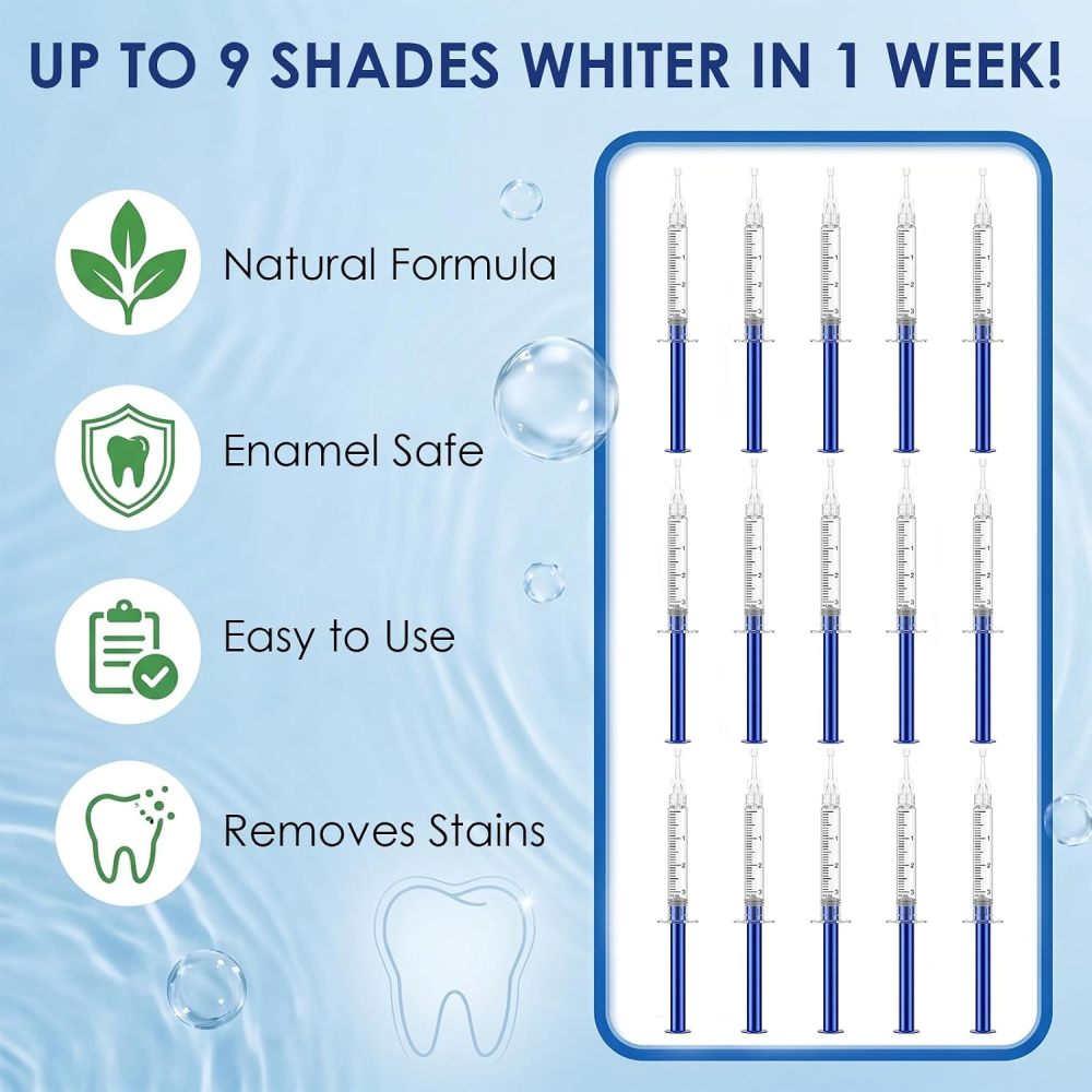 15 Pcs teeth whitening gel  35%cp peroxide