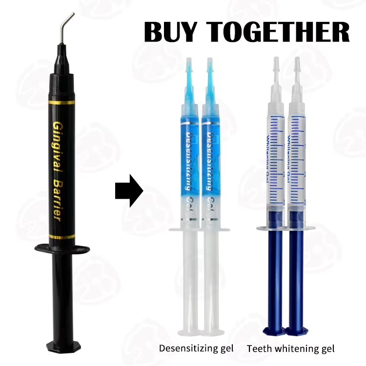 10PCS Dental Blanchiment Tooth Blue Gingival Gum Barrier Protection Gel for Teeth Whitening