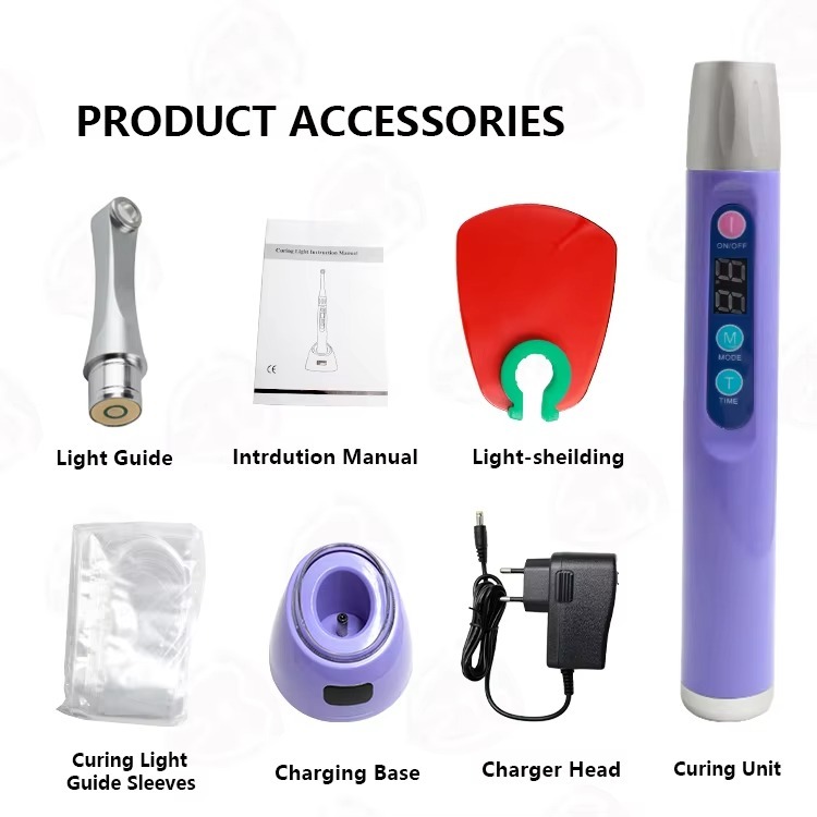 Dentistry Use Therapy Dental Equipment Teeth Filling Machine Cordless 1s Fast Dental Lamp Led Curing Light