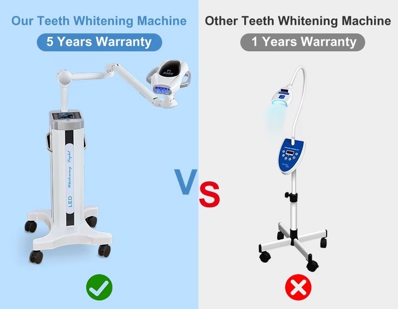 Wholesale Dental Salons 80 Watt 40w Led Blue Light Teeth Whitening Lamp Portable 60w Laser Led Teeth Whitening Machine