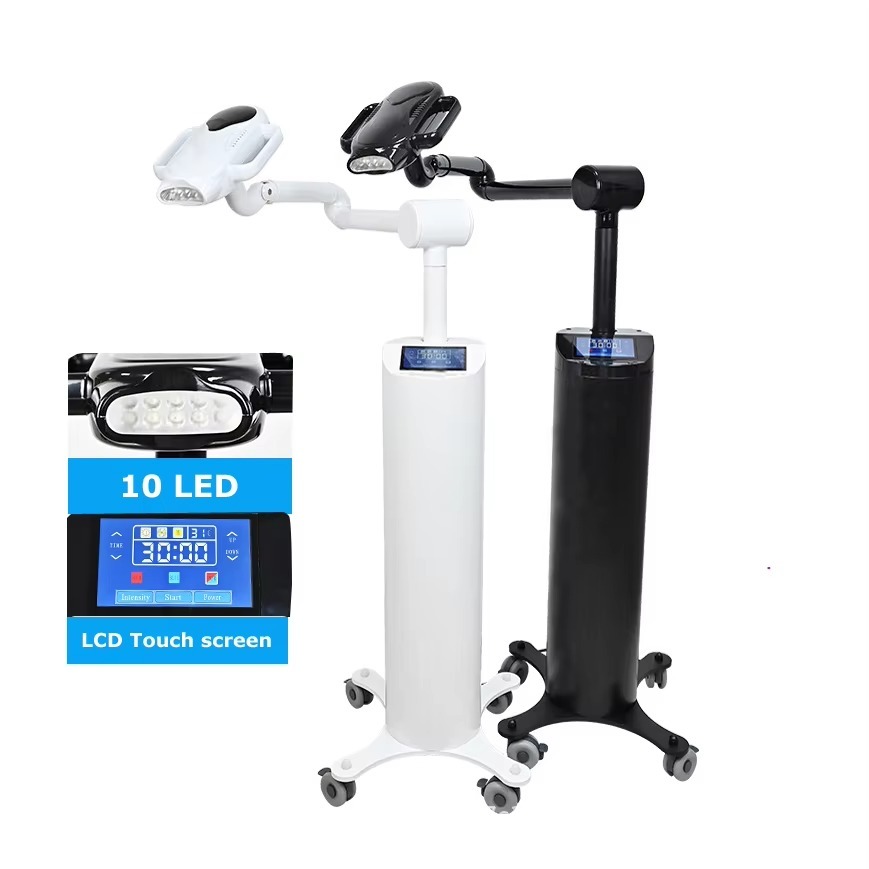 80W Rotation Arm Cold Blue Light  Laser LED Lamp Dental Teeth Whitening Light Machine With Wheels