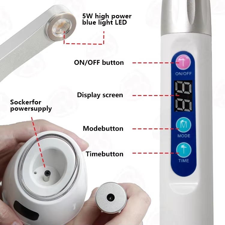 Dentistry Use Therapy Dental Equipment Teeth Filling Machine Cordless 1s Fast Dental Lamp Led Curing Light